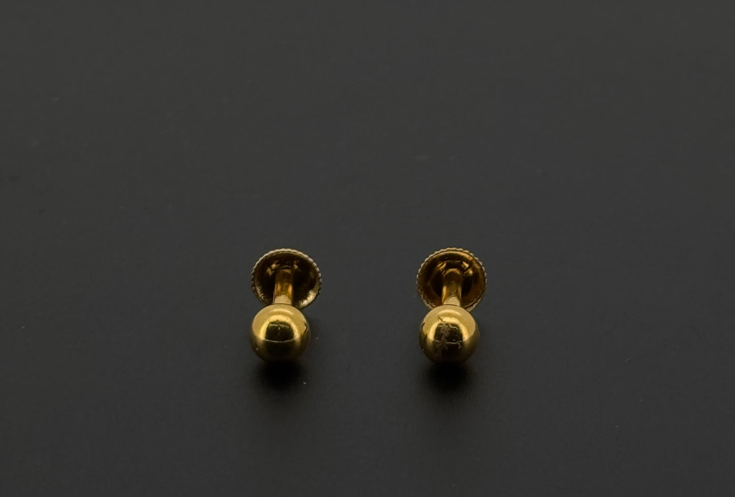 22K Solid Gold Fancy Studs ES546
