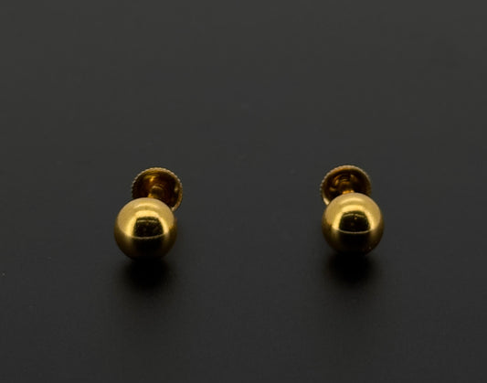 22K Solid Gold Fancy Studs ES550
