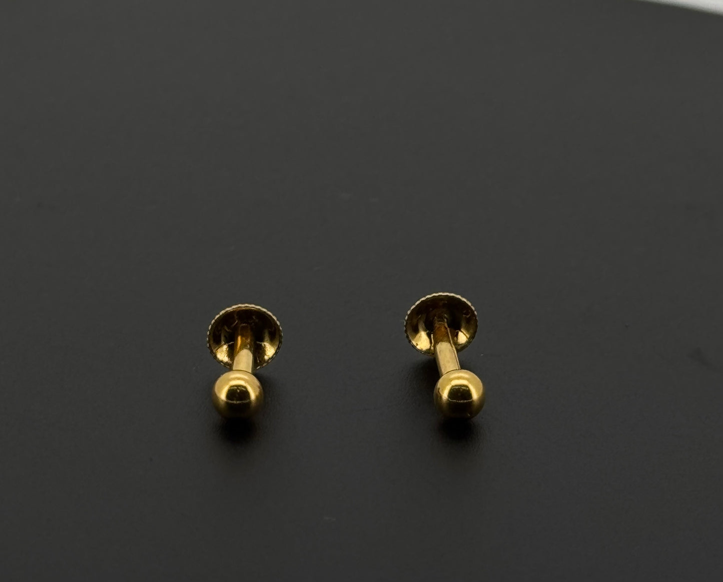 22K Solid Gold Fancy Studs ES562