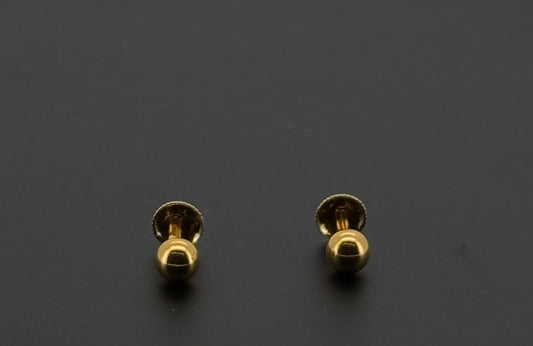 22K Solid Gold Fancy Studs ES575