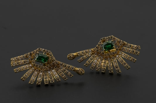 22K Solid Gold Fancy Studs ES611