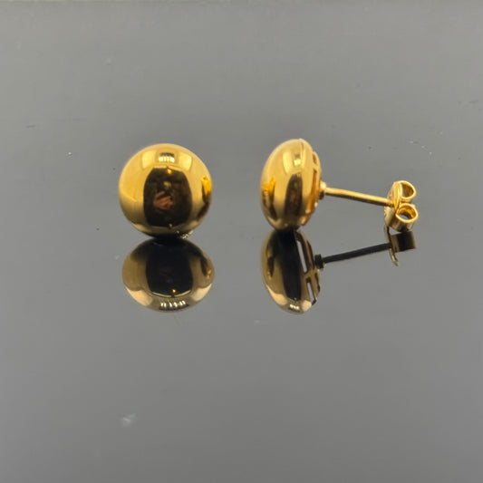22K Solid Gold Fancy Studs ES64