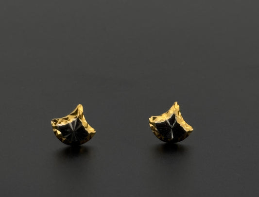 22K Solid Gold Fancy Studs ES674