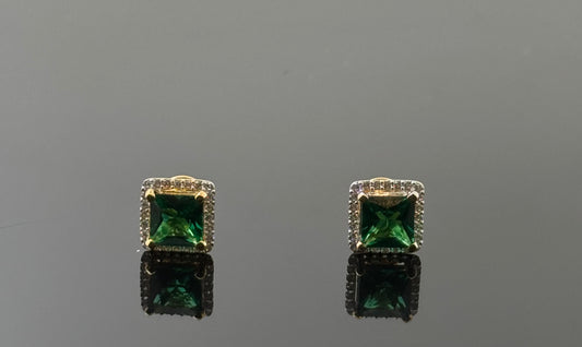 22K Solid Gold Fancy Studs ES88