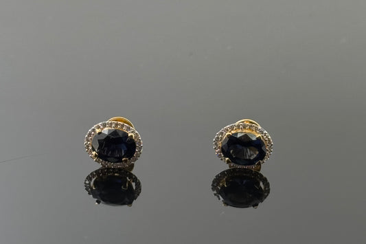 22K Solid Gold Fancy Studs ES90