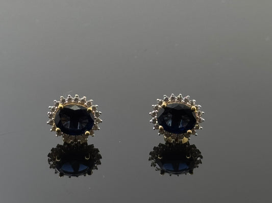 22K Solid Gold Fancy Studs ES94