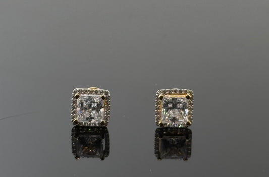 22K Solid Gold Fancy Studs ES95