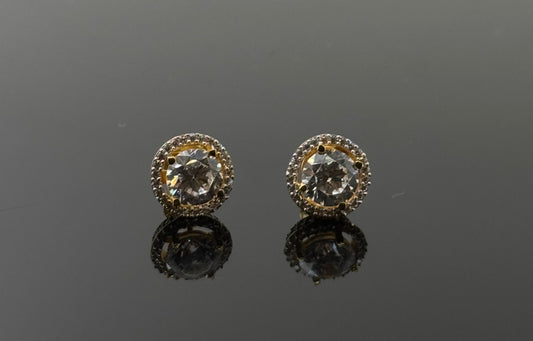 22K Solid Gold Fancy Studs ES99