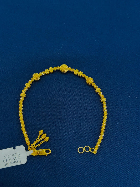 22K Solid Gold Bracelet GB1627