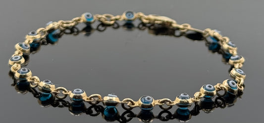 10k Solid Gold Ladies Simple Bracelet GB297