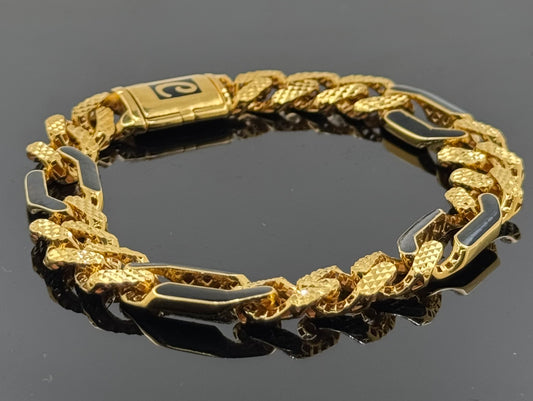 22k Solid Gold Ladies Simple Bracelet GB54