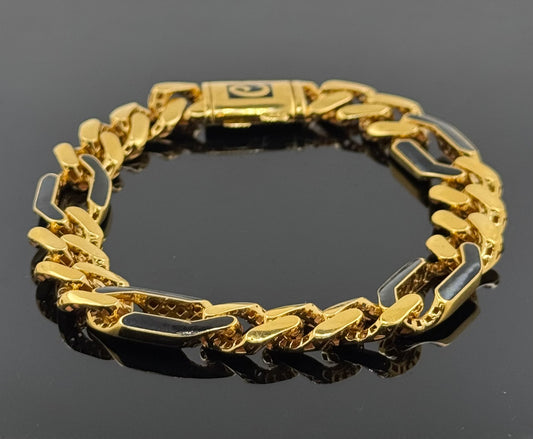 22k Solid Gold Ladies Simple Bracelet GB55