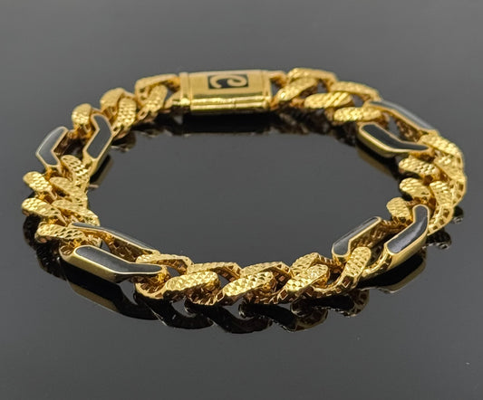 22k Solid Gold Ladies Simple Bracelet GB56