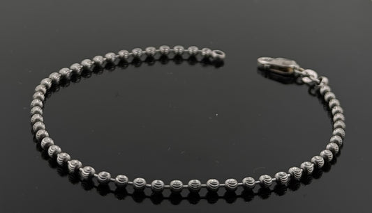 18k Solid Gold Ladies Simple Bracelet GB92