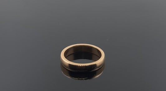 18k Solid Gold Ladies Simple Ring GR1000