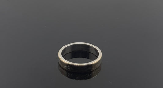 18k Solid Gold Ladies Simple Ring GR1003