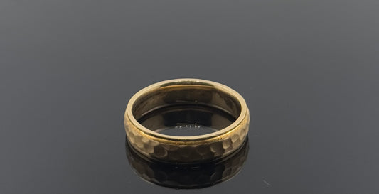18k Solid Gold Ladies Simple Ring GR1005