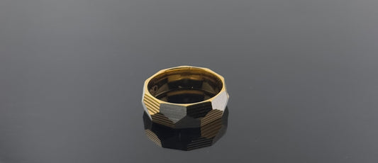 22k Solid Gold Ladies Simple Ring GR1011