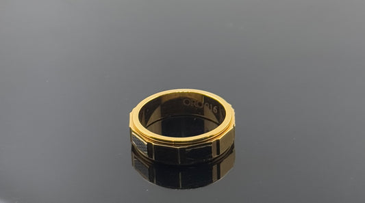 22k Solid Gold Ladies Simple Ring GR1020