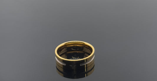 22k Solid Gold Ladies Simple Ring GR1023