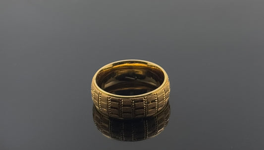 21k Solid Gold Ladies Simple Ring GR1025