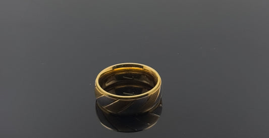 21k Solid Gold Ladies Simple Ring GR1033