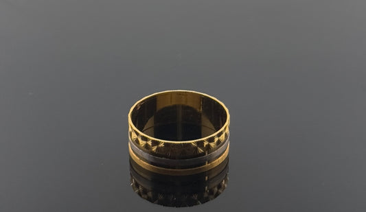 21k Solid Gold Ladies Simple Ring GR1034