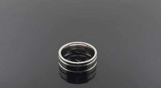 18k Solid Gold Ladies Simple Ring GR1044
