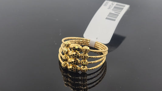 22k Solid Gold Ladies Simple Ring GR106