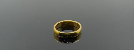 21k Solid Gold Ladies Simple Ring GR1177