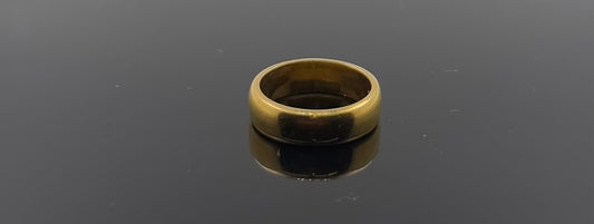22k Solid Gold Ladies Simple Ring GR1091