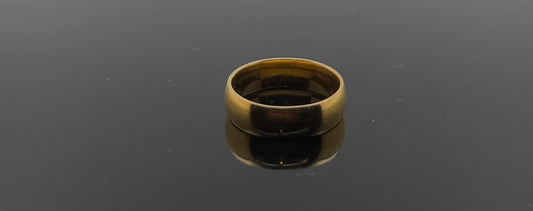 22k Solid Gold Ladies Simple Ring GR1092