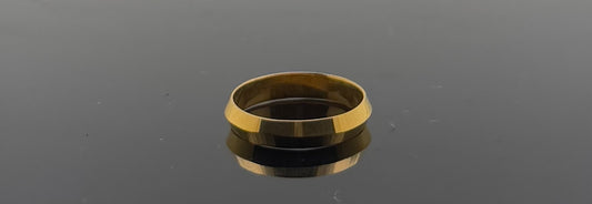 22k Solid Gold Ladies Simple Ring GR1097
