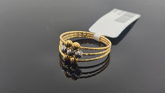22k Solid Gold Ladies Simple Ring GR110