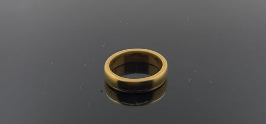 22k Solid Gold Ladies Simple Ring GR1103
