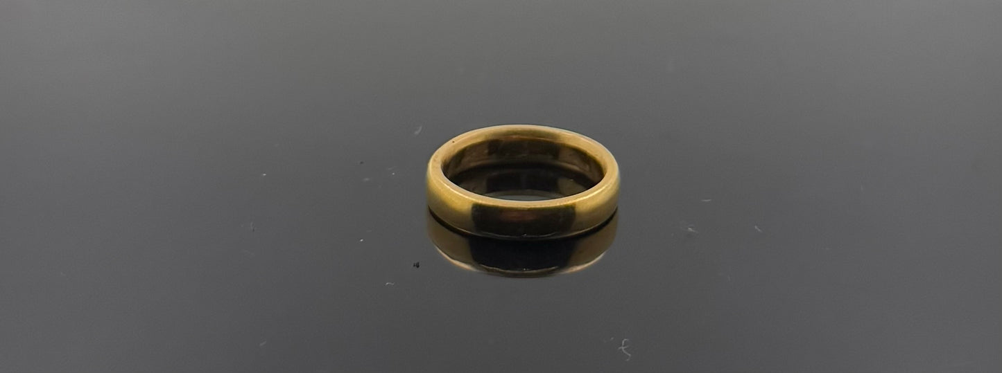 22k Solid Gold Ladies Simple Ring GR1104