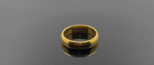21k Solid Gold Ladies Simple Ring GR1110