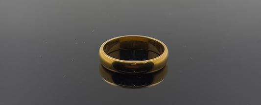 21k Solid Gold Ladies Simple Ring GR1112