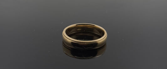 18k Solid Gold Ladies Simple Ring GR1114