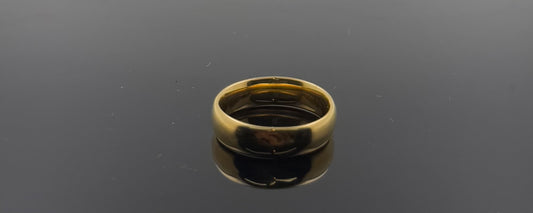 18k Solid Gold Ladies Simple Ring GR1115