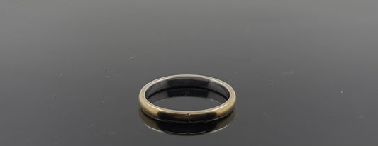 18k Solid Gold Ladies Simple Ring GR1118