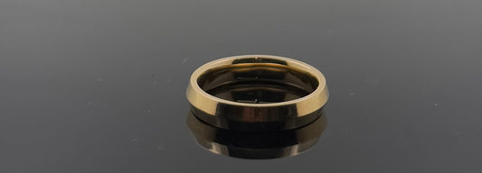 18k Solid Gold Ladies Simple Ring GR1120
