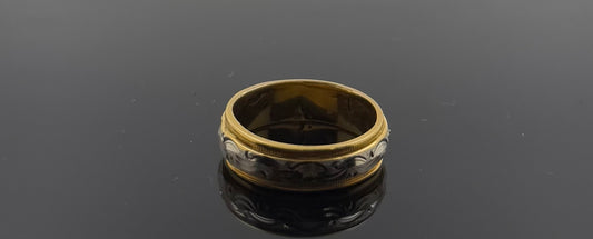 18k Solid Gold Ladies Simple Ring GR1121
