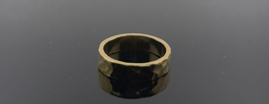 18k Solid Gold Ladies Simple Ring GR1123