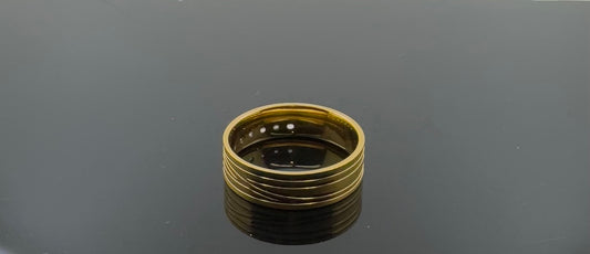 22k Solid Gold Ladies Simple Ring GR1132