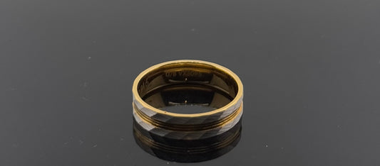 22k Solid Gold Ladies Simple Ring GR1147