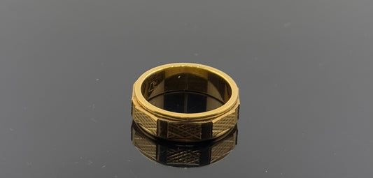 22k Solid Gold Ladies Simple Ring GR1148
