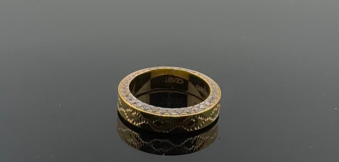 22k Solid Gold Ladies Simple Ring GR1163