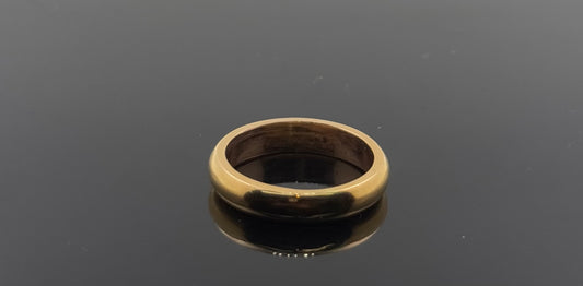 18k Solid Gold Ladies Simple Ring GR1197
