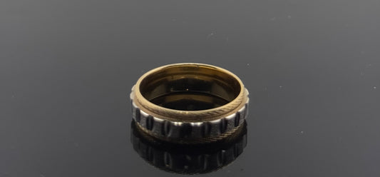 18k Solid Gold Ladies Simple Ring GR1199